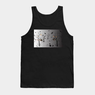 Halloween Pattern Tank Top